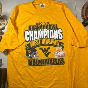 West Virginia Mountaineers Yellow T-Shirt